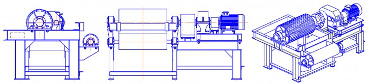 Приводной механизм ленточного конвейера электродвигатель, редуктор, муфты, рама